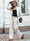 Damen Casual Hose MADDIE Farbe Hellbeige DSTREET UY2131