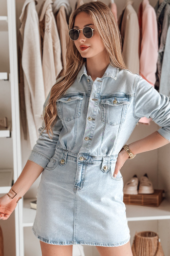 Denim-Minikleid JENSAGA blau Dstreet EY2592