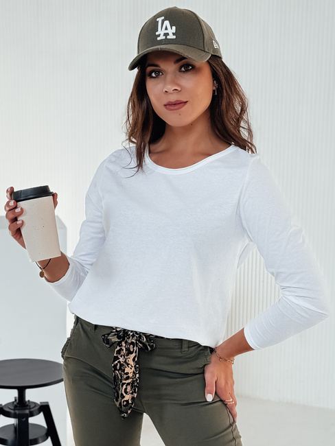 MINIMODA Damen Einheitsgröße Bluse mit Anhänger weiß Dstreet RY2679