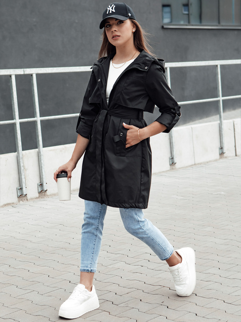 MODERNS Damen Parka Jacke schwarz Dstreet TY4390