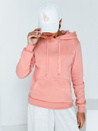 Damen Kapuzenpullover BASIC Rosa BY0284