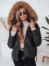 Damen Winterjacke COLDLIKE gesteppt mit Kapuze schwarz Dstreet TY5001