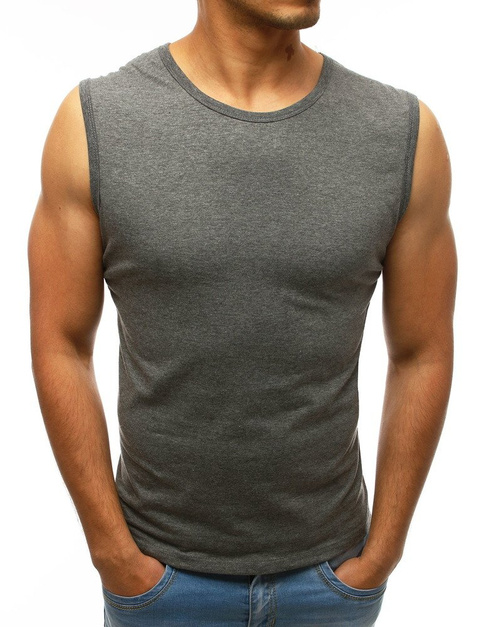 Herren Basic Tanktop Anthrazit Dstreet RX3511