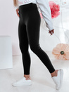 Damen Leggings mit hoher Taille SOFLEGG schwarz Dstreet UY2510