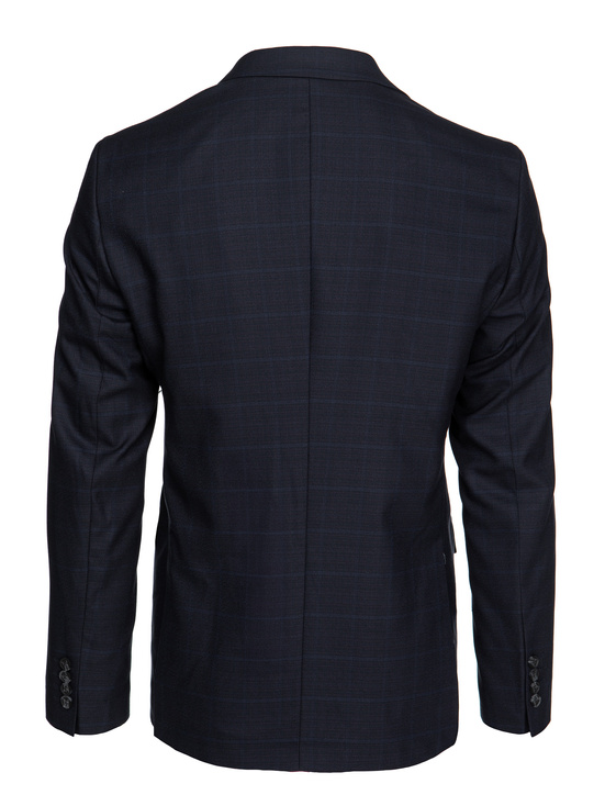 Einreihiger marineblauer Blazer für Herren Dstreet MX0623