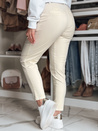 Damen Chinohose mit Gürtel MODELA hellbeige Dstreet UY2570