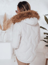 Damen Winterjacke COLDLIKE gesteppt mit Kapuze weiß Dstreet TY5002