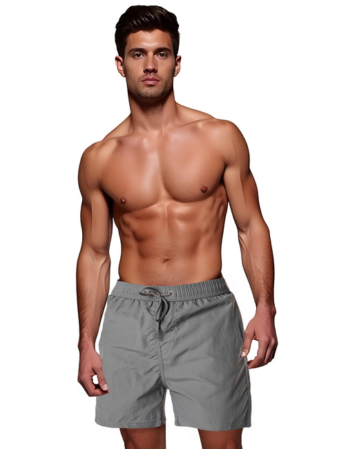 Herren-Badeshorts hellgrau Dstreet SX2459