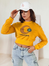 LUNA Damen Crop Top gelb Dstreet BY1345