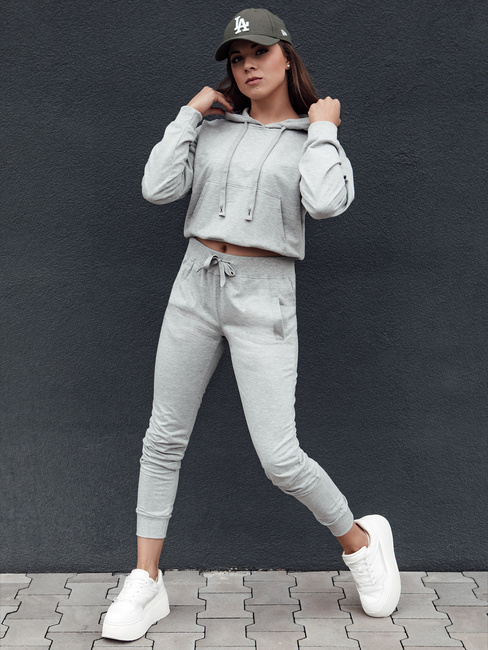 Damen Jogginghose RELAX MODE hellgrau Dstreet UY2137