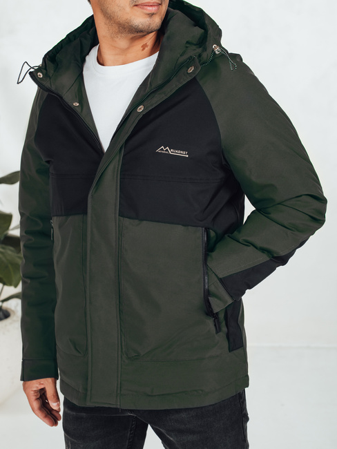 Herren Winterjacke mit Kapuze schwarz Dstreet TX5039