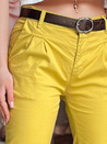 Damen Chinohose mit Gürtel MODELA senf Dstreet UY2563