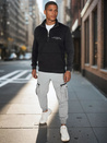 Bedrucktes Herren Sweatshirt schwarz Dstreet BX5887
