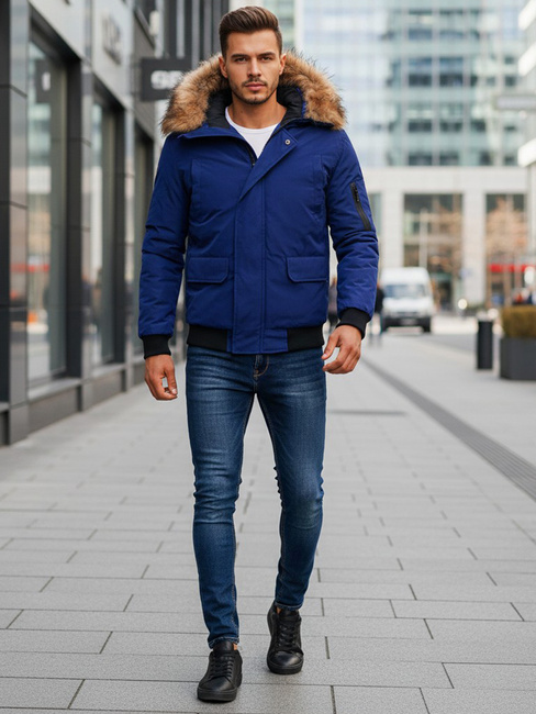 Herren Jacke Dunkelblau Dstreet TX3943z