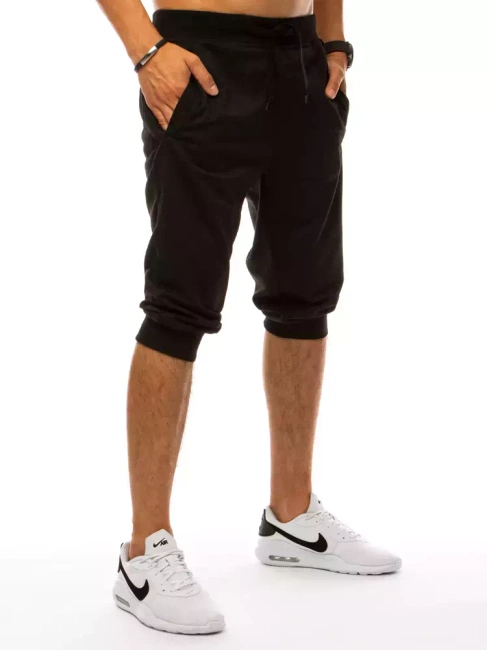 Herren Sweatshort Schwarz Dstreet SX1534