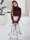  Damen-Rollkragenpullover VANORIA burgundy Dstreet MY2490