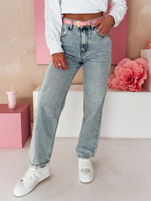 Damen Denim Mom Fit Hose MERTINE blau Dstreet UY2503