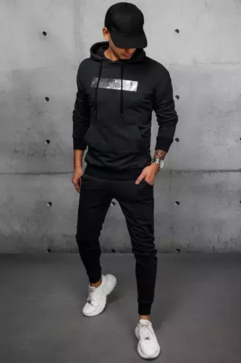 Herren Trainingsanzug-Set Farbe Schwarz DSTREET AX0694