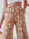 Damen Stoffhose mit weitem Bein TROPICAL SUN camel Dstreet UY2633