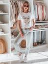 Damen Herz T-shirt MARISS weiß Dstreet RY2739