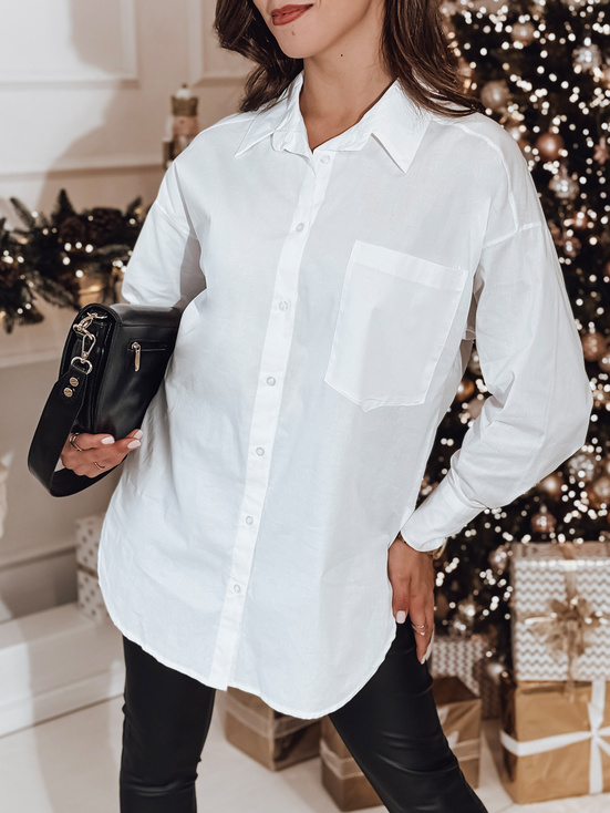 Damen Shirt in Übergröße AISMEE weiß Dstreet DY0444