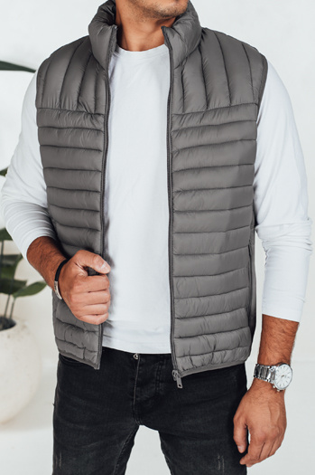 Herren Steppweste dunkelgrau Dstreet TX5081