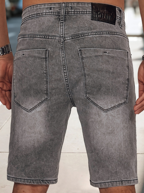 Graue Denim-Shorts für Männer Dstreet SX2491