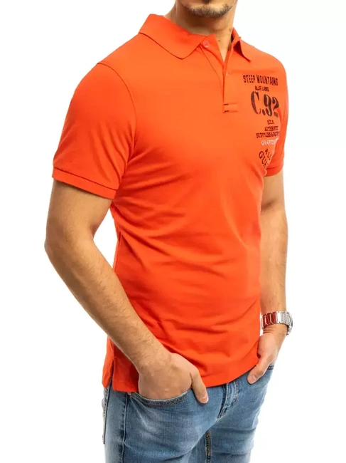 Herren Poloshirt Koralle Farbe Dstreet PX0460