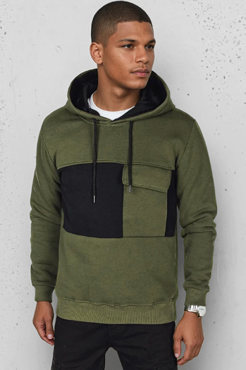 Herren Kapuzenpulli khaki Dstreet BX5913