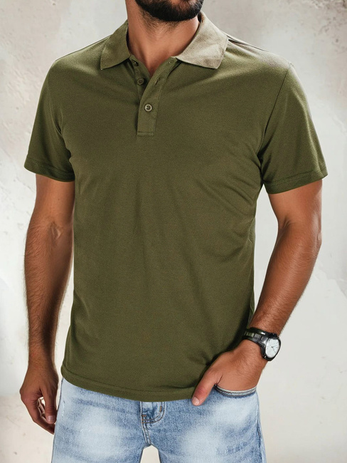 Grünes Herren-Polohemd Dstreet PX0511