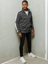 Herren Sweatshirt mit Reißverschluss Farbe Dunkelgrau DSTREET BX5563