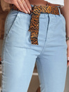 Damen Freizeithose mit Gürtel MADELINA blau Dstreet UY2626