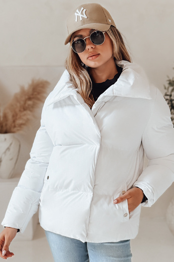LARO Damen Steppwinterjacke weiß Dstreet TY4956
