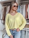 Damen Pullover in Einheitsgröße NORVAN lemon Dstreet MY2456
