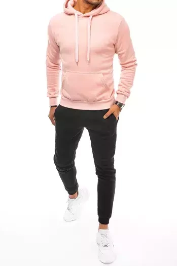 Herren Trainingsanzug-Set Farbe Rosa-Schwarz DSTREET AX0641