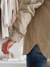 Damen-Übergangsjacke in Übergröße KOSMOJACK c.beige Dstreet TY4841