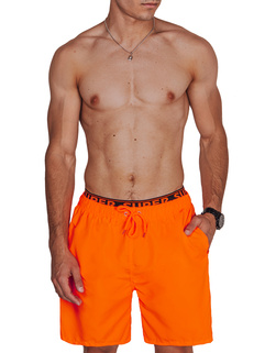 Orangefarbene Herren-Shorts Dstreet SX2422_1