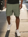 Herren Stoff Kampfshorts grün Dstreet SX2504