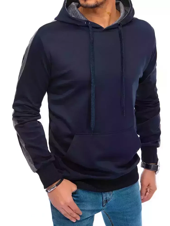 Herren Kapuzenpullover Dunkelblau Dstreet BX5121