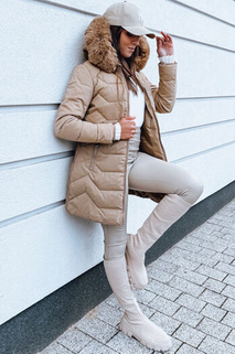 Damen Winterjacke CAPELLA Farbe Beige DSTREET TY3977