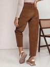 Damen Cordhose Einheitsgröße SOFTYLA in gestreift camel Dstreet UY2279