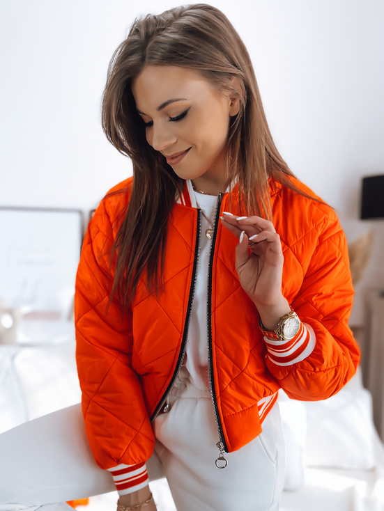 Damen Jacke BOMBER Orange Dstreet TY3428