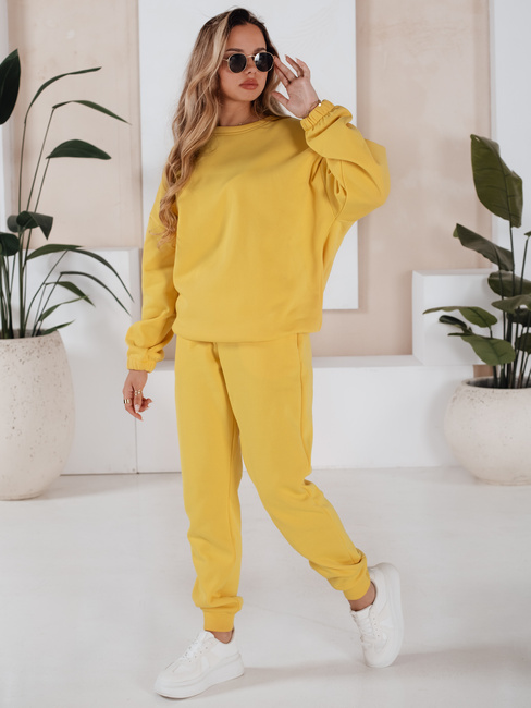 Damen Trainingsanzug Set ARIELLA PREMIUM Gelb AY0734