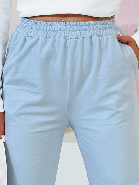 Damen Jogginghose mit weitem Bein DRESLINA blau Dstreet UY2694
