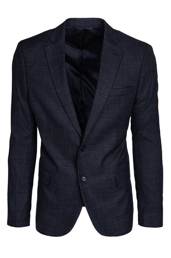 Einreihiger marineblauer Blazer für Herren Dstreet MX0620