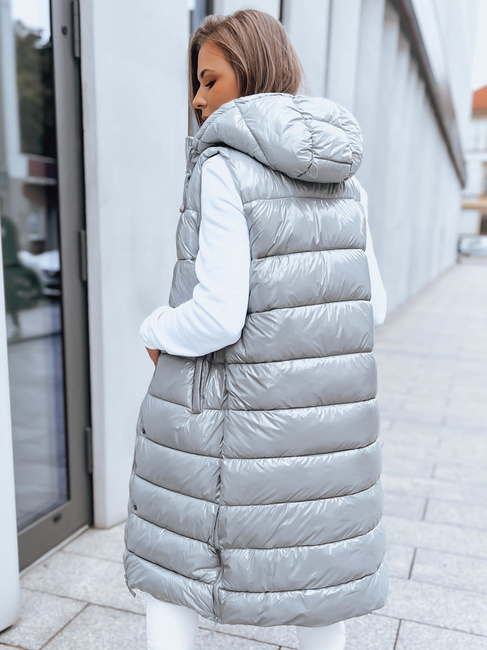 Damen Steppweste GANTINI Farbe Silber DSTREET TY3744