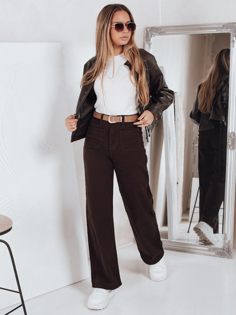 Jeans weites Bein braun Dstreet UY2842