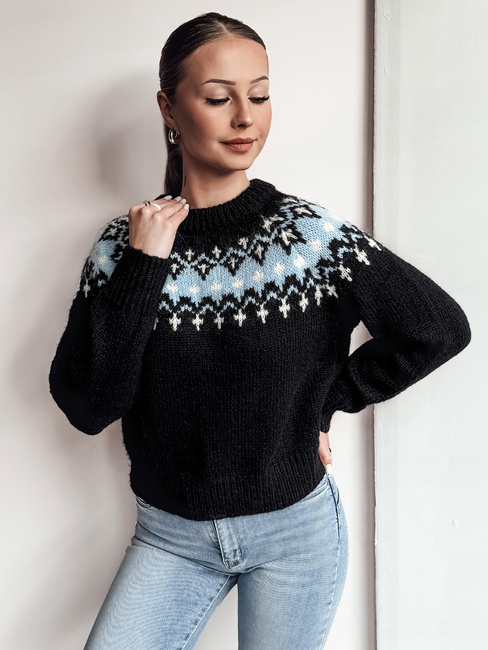 Damen Einheitsgröße Pullover SKADOVA schwarz Dstreet MY2350
