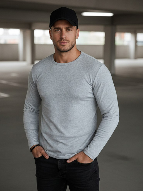 Herren grau Dstreet Longsleeve LX0578