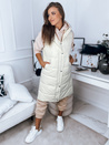 Damen Weste BRONS Ecru Dstreet TY3088